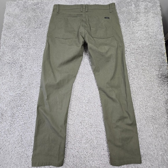 Oakley Pants Men 34x32 Green Slim Fit Straight Leg Cotton Skate Outdoor Causal - Picture 4 of 11